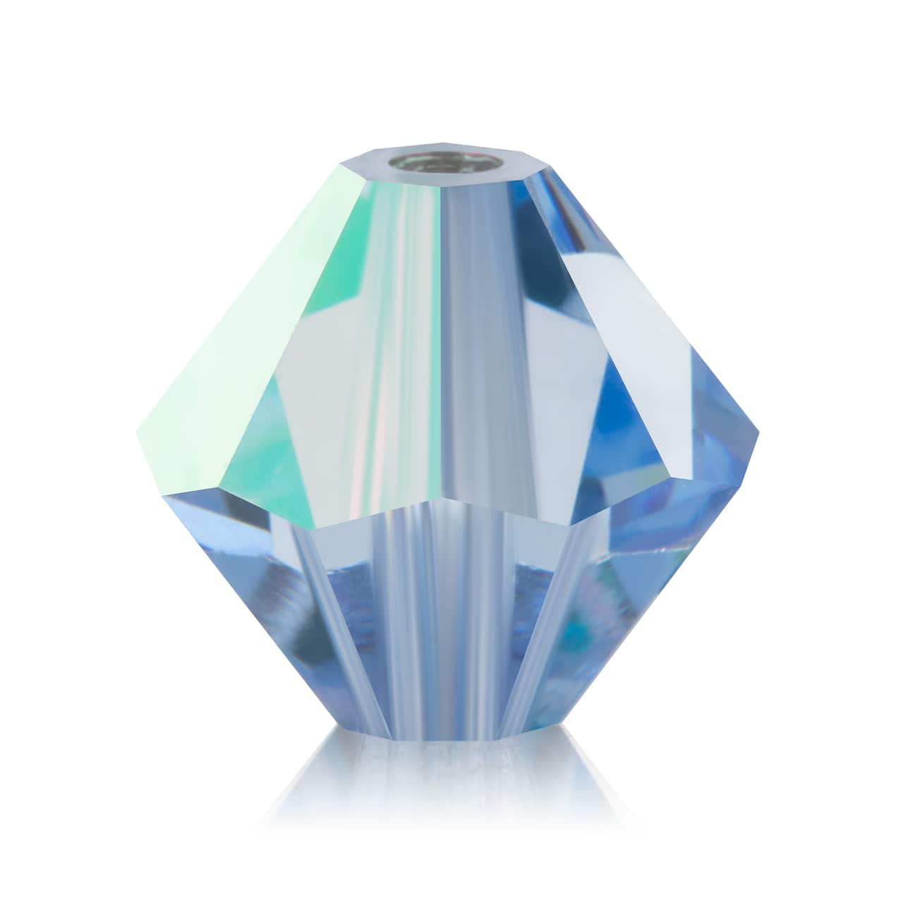 John Bead PRECIOSA 4mm Czech Crystal Bicone Beads, 40ct.